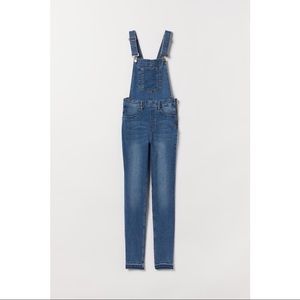 H&M Conscious Medium Wash Overalls